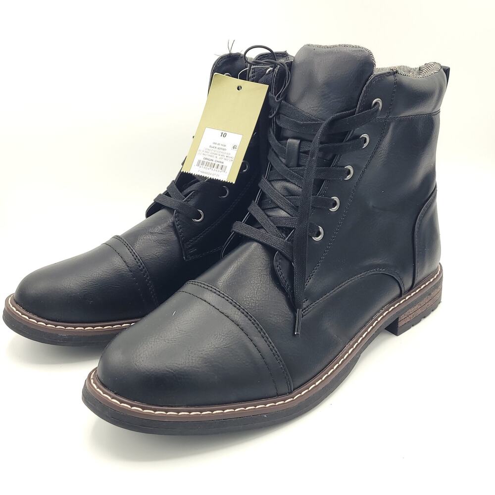 New goodfellow & co black jeffrey boots size 10